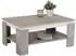 BOXXX Couchtisch Weiß Grau Betonoptik rechteckig 60,5x41,5x90 cm