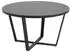 CarryHome Couchtisch Schwarz Marmoroptik rund 77x44x77 cm