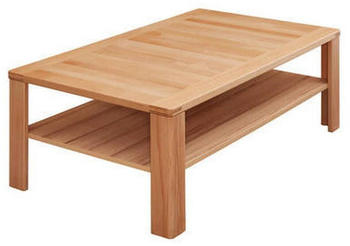 CarryHome Couchtisch Kernbuche massiv rechteckig 70x40x120 cm