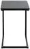 CarryHome Beistelltisch Schwarz Metall rechteckig Kufe 35x60x33 cm