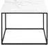 Livetastic Couchtisch Weiß quadratisch 60x45x60 cm