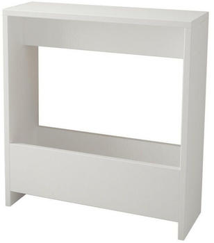 Livetastic Beistelltisch Weiß 20x60x55 cm