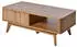Livetastic Couchtisch Eiche Metall 1 Schubladen 55x44x110 cm