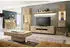 Livetastic Couchtisch Anthrazit Eiche furniert massiv 1 Schubladen rechteckig 70x45x115 cm