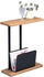M2 Kollektion Beistelltisch Schwarz Eiche Metall rechteckig 50x60x20 cm