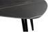 M2 Kollektion Beistelltisch Schwarz Stein Metall Freiform eckig 68x45x83 cm