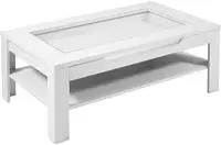 byLIVING Couchtisch "Ralph" Breite 110 cm, mit Glaseinsatz und Schubkasten