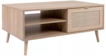 Mid.you Couchtisch Sonoma Eiche Kunststoff Eiche rechteckig konisch 60x46x100 cm