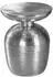 Mid.you Beistelltisch Silber Metall rund Sockel 36,5x46x36,5 cm