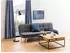 Mid.you Couchtisch Schwarz Eiche 80x40x80 cm Reach