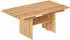 venda Couchtisch Kernbuche Kernbuche vollmassiv rechteckig Wange 70x55-83x120 cm