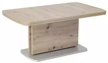 venda Couchtisch Silber Eiche 63x53x110 cm