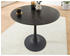 BOXXX Esstisch Schwarz Keramik rund Säule 90x75x90 cm