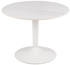 Livetastic Beistelltisch Weiß Keramik rund 60x45x60 cm