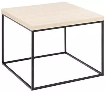 Livetastic Couchtisch Beige quadratisch 60x45x60 cm