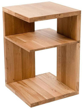 M2 Kollektion Beistelltisch Wildeiche Wildeiche massiv rechteckig 40x60x40 cm