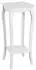 CarryHome Beistelltisch Weiß massiv quadratisch 30x71x30 cm