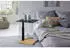 Novel Beistelltisch Schwarz Eiche Glas Wildeiche massiv rechteckig 47x47-65x55 cm