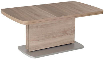 venda Couchtisch Sonoma Eiche Freiform Wange 63x53-72x110-180 cm