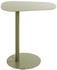 CarryHome Beistelltisch Grün Metall organisch rund 38x60x53 cm
