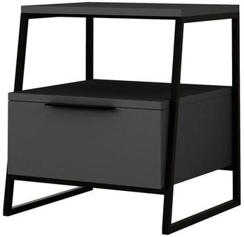 Livetastic Beistelltisch Anthrazit 40x50x45 cm