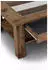 Mid.you Couchtisch Braun Glas 1 Schubladen rechteckig 43x67x110 cm