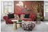 Livetastic Couchtisch Mehrfarbig Weiß Gold Metall rund 76x39x76 cm
