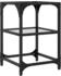 vidaXL Couchtische mit Glasplatte 2 Stk. Transparent 30x30x45 cm Stahl