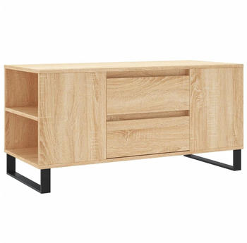vidaXL Couchtisch Sonoma-Eiche 102x44,5x50 cm Holzwerkstoff Modell 2