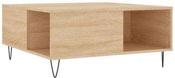vidaXL Couchtisch Sonoma-Eiche 80x80x36,5 cm Holzwerkstoff Modell 4