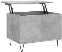 vidaXL Couchtisch Betongrau 60x44,5x45 cm Holzwerkstoff