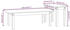 vidaXL 2-tlg. Couchtisch-Set Grau Massivholz Kiefer