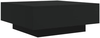 vidaXL Couchtisch Schwarz 80x80x31 cm Holzwerkstoff