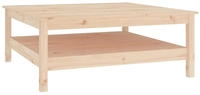 vidaXL Couchtisch 100x100x40 cm Massivholz Kiefer