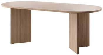 Selsey Esszimmertisch oval 90x204x75 cm Eichenholzoptik Selsey Esszimmertisch oval 90x204x75 cm Eichenholzoptik