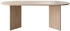 Selsey Esszimmertisch oval 90x204x75 cm Eichenholzoptik