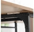 HomCom Esszimmertisch klappbar 130x80x74 cm hellbraun