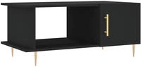 vidaXL Couchtisch Schwarz 90x50x40 cm Holzwerkstoff