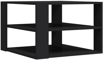 vidaXL Couchtisch Schwarz 59,5x59,5x40 cm Holzwerkstoff