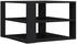vidaXL Couchtisch Schwarz 59,5x59,5x40 cm Holzwerkstoff