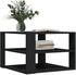 vidaXL Couchtisch Schwarz 59,5x59,5x40 cm Holzwerkstoff