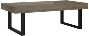vidaXL Couchtisch Grau/Schwarz 120x60x40 cm MDF/Eisen