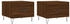 vidaXL Couchtische 2 Stk. Braun Eichen-Optik 50x50x40 cm Holzwerkstoff Modell 1