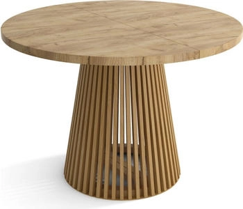 Sepro-M&ouml;bel Esszimmertisch DUSTO rund ausziehbar 220 cm braun