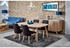 Mid.you Esstisch Eiche furniert rechteckig rund 180x76x102 cm