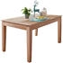 Livetastic Esstisch Braun Kernbuche massiv rechteckig konisch 90x75x160 cm ausziehbar