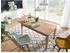 Livetastic Esstisch Braun Kernbuche massiv rechteckig konisch 90x75x160 cm ausziehbar