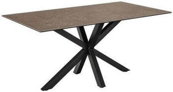 Mid.you Esstisch Braun Keramik rechteckig 90x75.5x160 cm