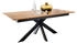 Livetastic Esstisch Braun massiv rechteckig X-Form 100x75x200 cm ausziehbar
