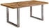 Mid.you Esstisch Braun Mangomassiv rechteckig U-Form 100x76x200 cm